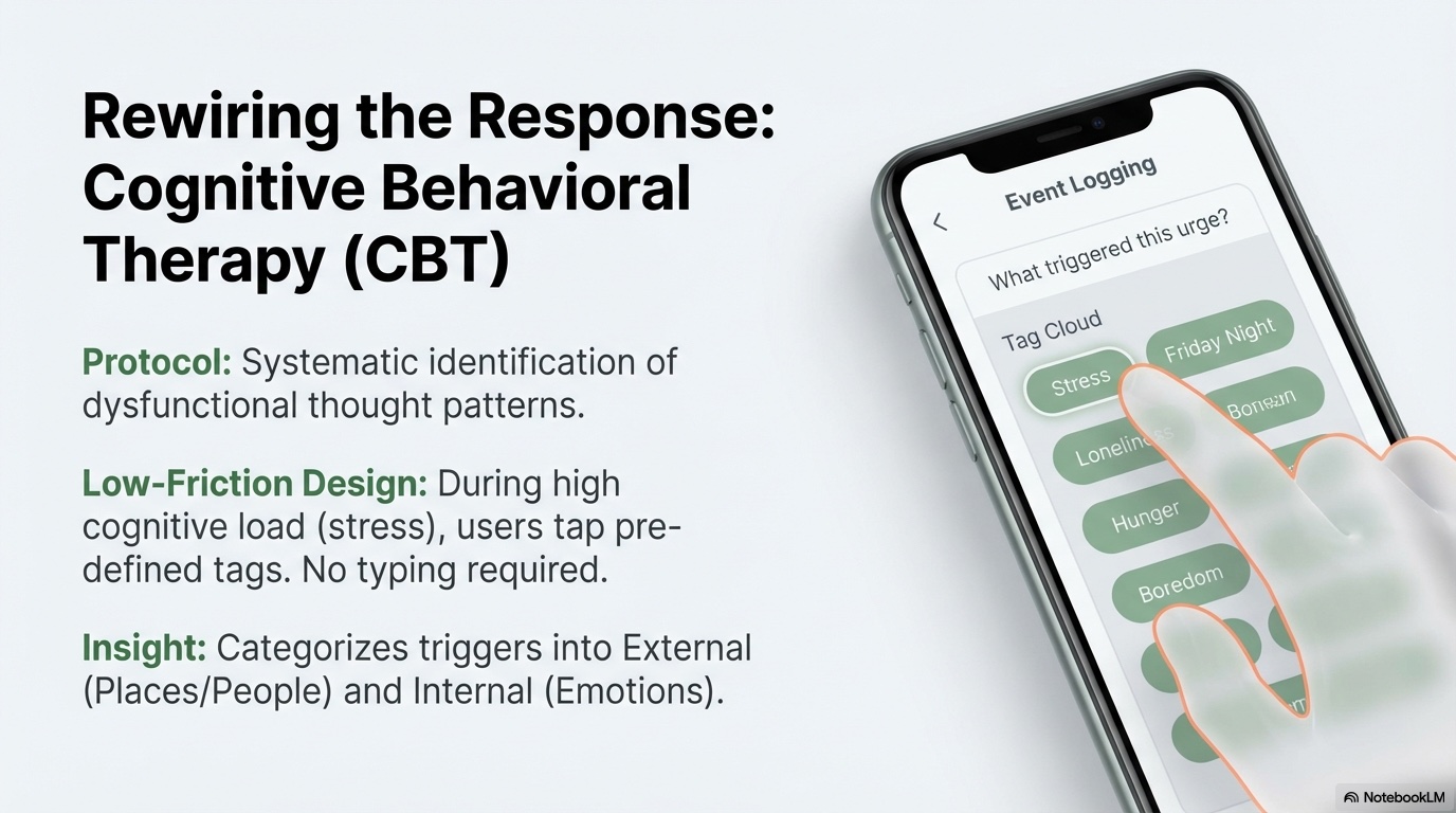 App screen for fast trigger logging